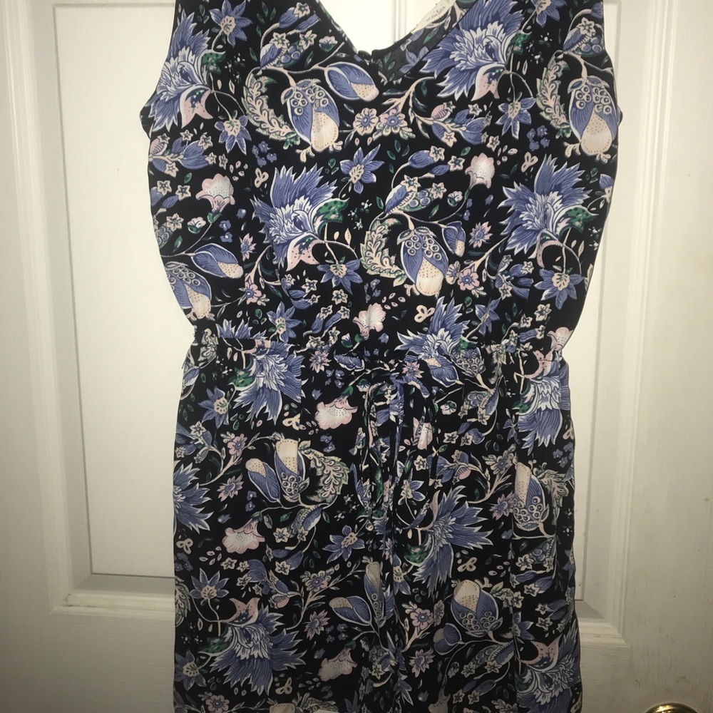 paisley v neck romper